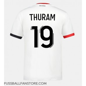 OGC Nice Khephren Thuram #19 Replik Auswärtstrikot 2023-24 Kurzarm